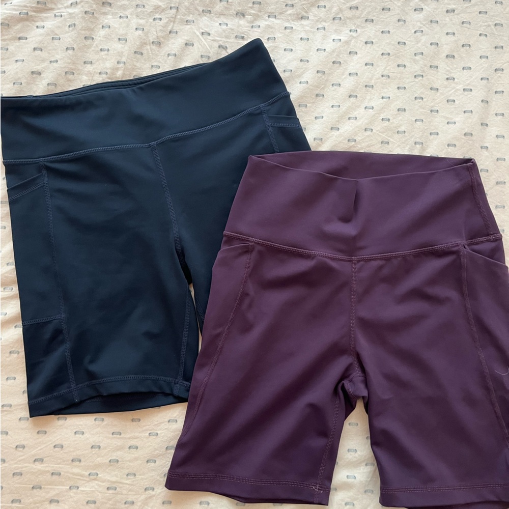 Set of 2! Senita 7” high waisted shorts